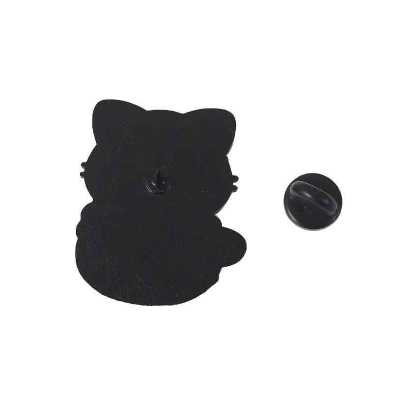 Cute wizard style kitty with scarf, glasses and scar pin badge. Lovely cheer me up gift for your friends, colleagues and family, or a purrfect stocking filler.