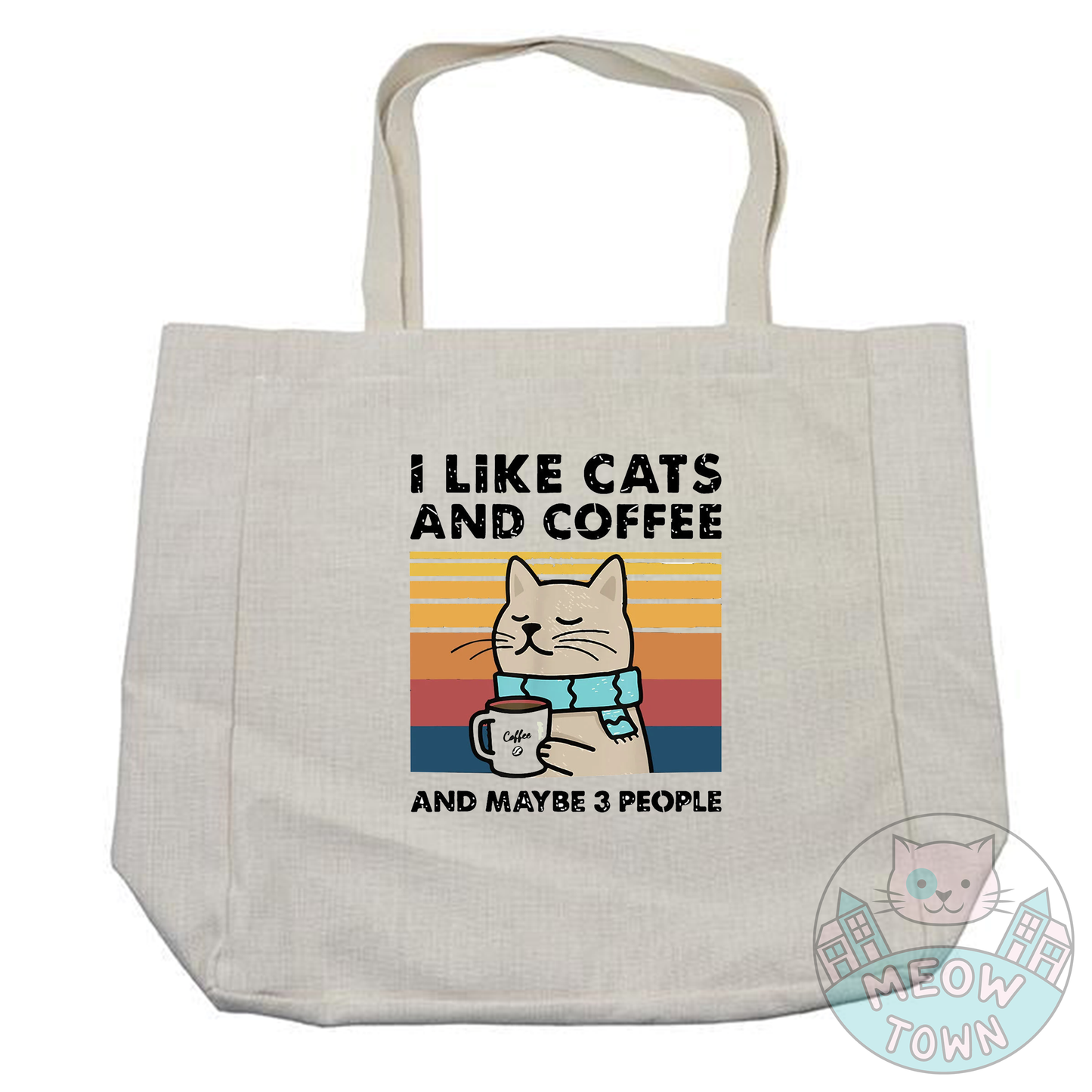 I Like Cats And Coffee Tote Bag