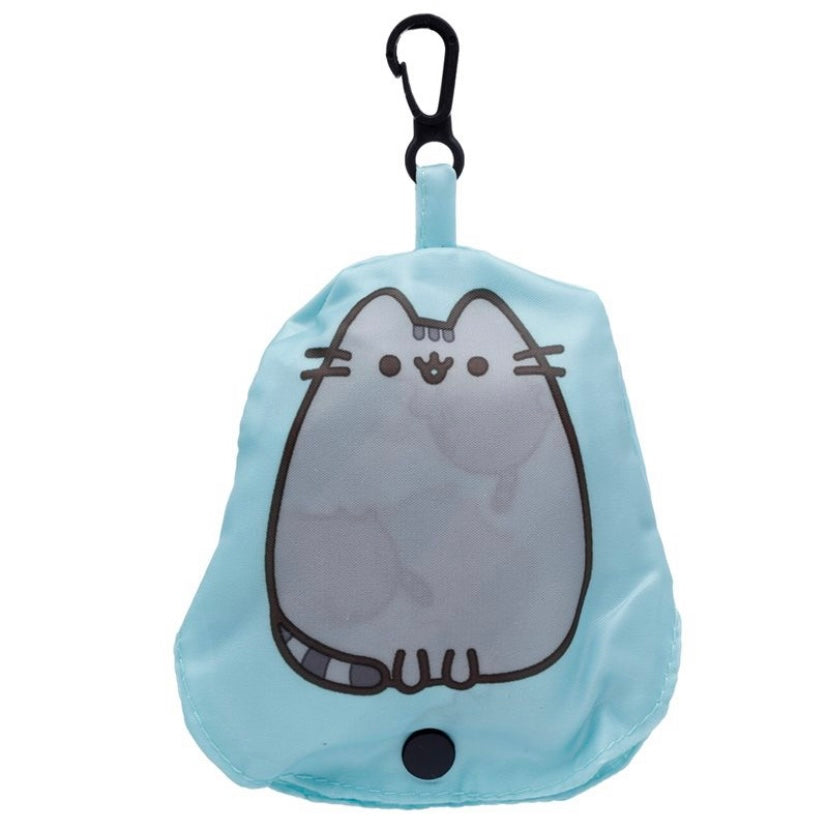 Adorable Pusheen reusable foldable shopping bag available in two styles. Arrives in a small pouch with clip