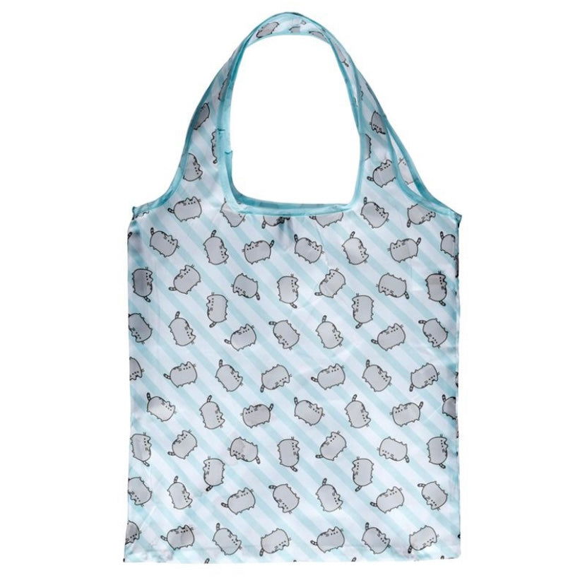 Adorable Pusheen reusable foldable shopping bag available in two styles. Arrives in a small pouch with clip