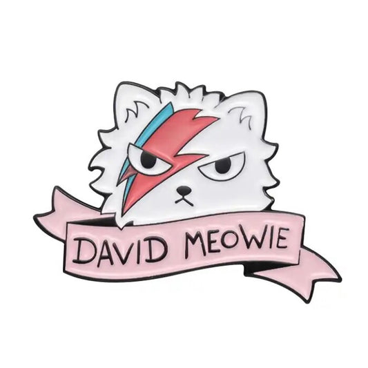 Pin Badge - David Meowie