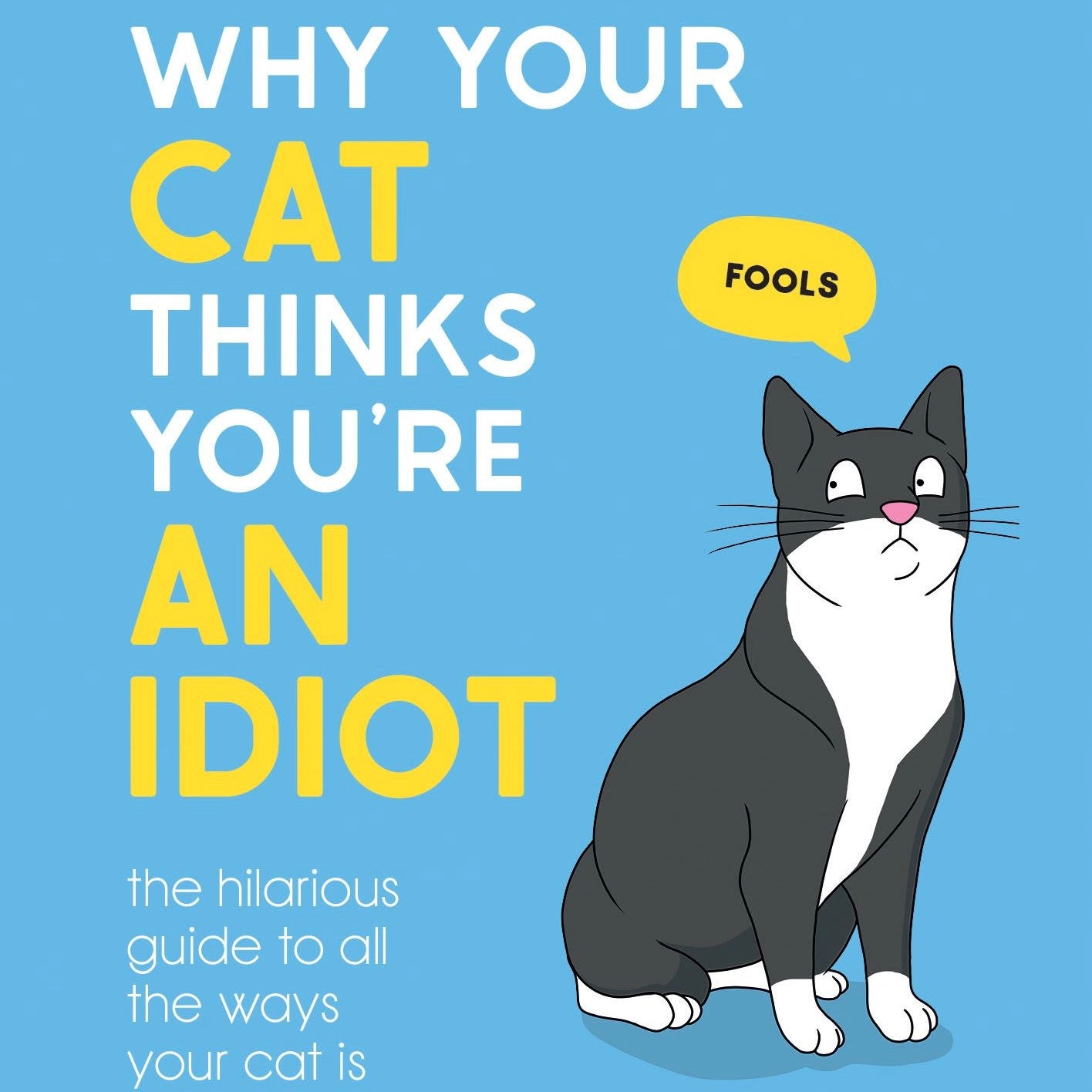 why your cat thinks you’re an idiot funny book for cat lovers owners.