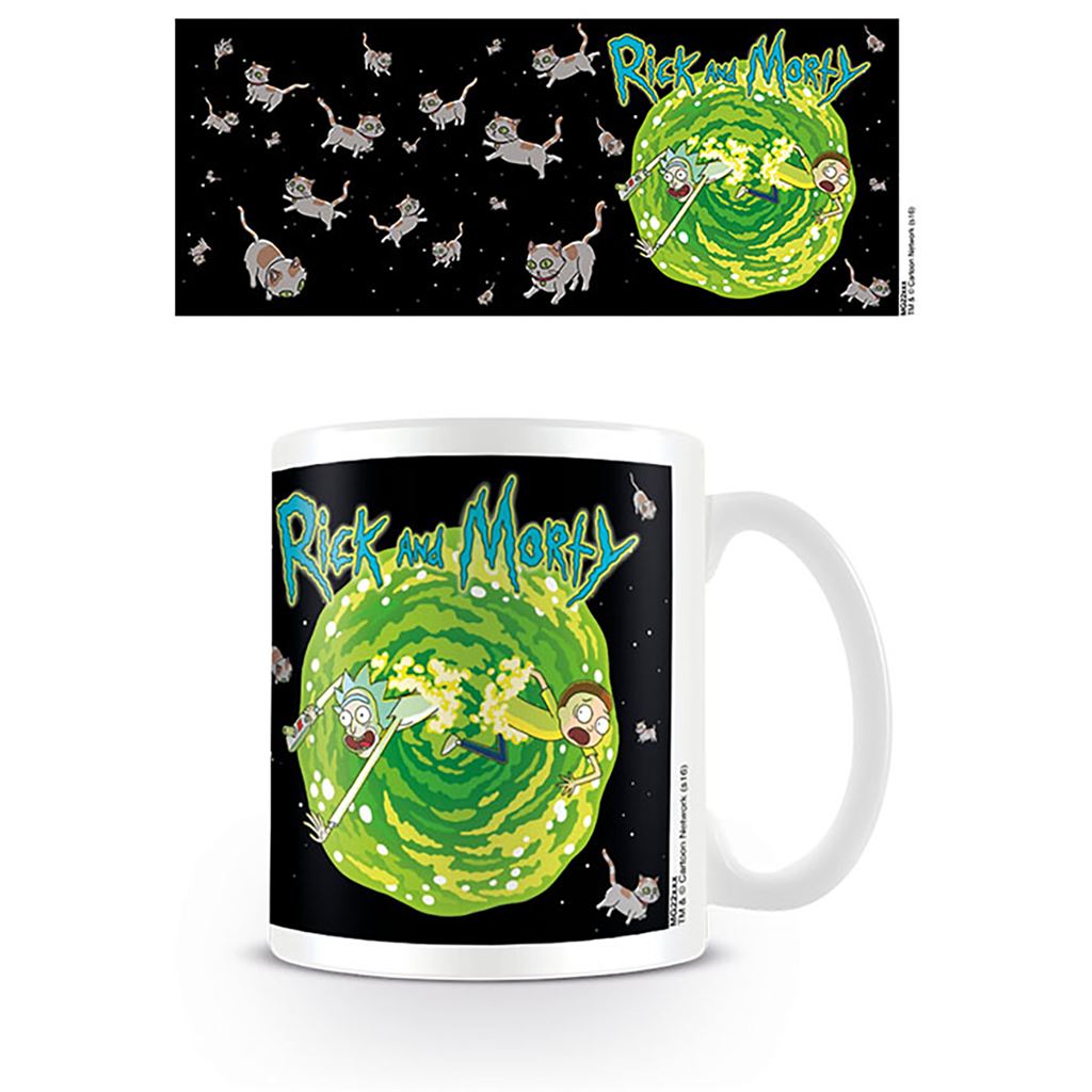 Rick And Morty Floating Cat Dimension Mug