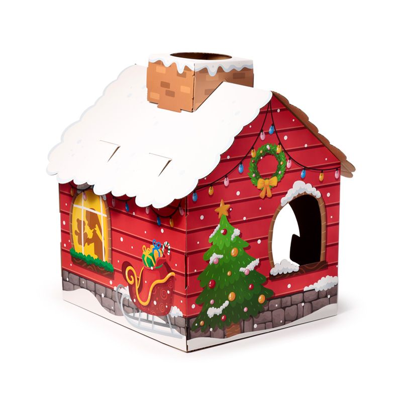 Cardboard Playhouse - Santa's Grotto
