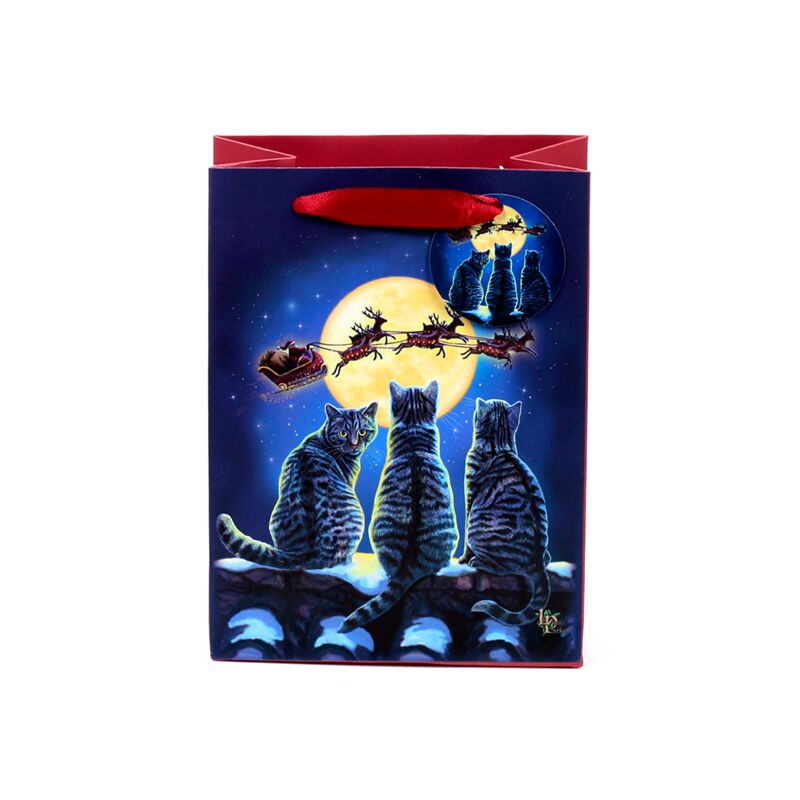 christmas cats gift bag for cat lovers lisa parker