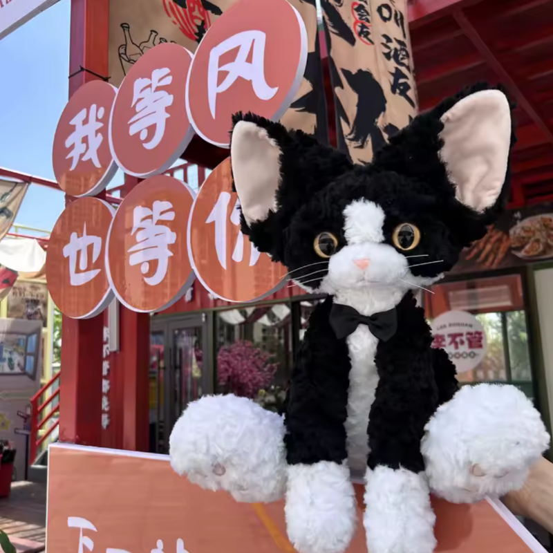 oreo tuxedo cat plush soft toy