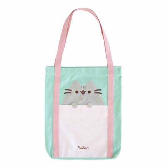 pusheen official authentic tote bag front cute cat gift