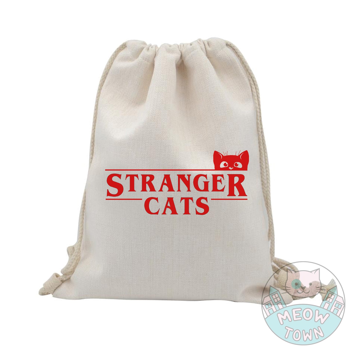 Stranger Cats - Tote / Drawstring Bag