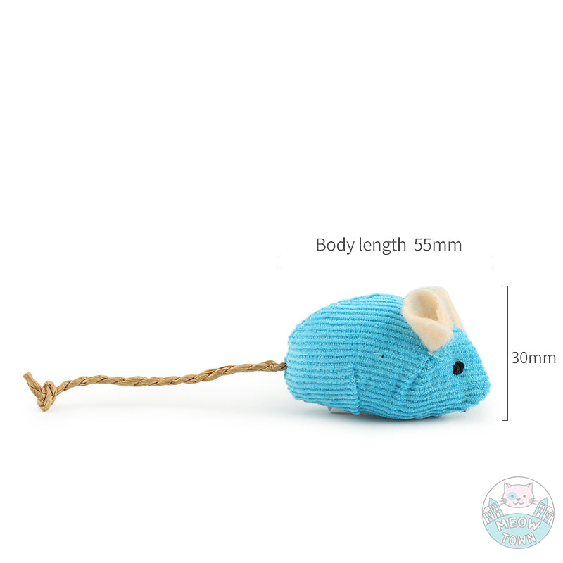 multicolour mice with catnip funny cat toy entertainment mouse