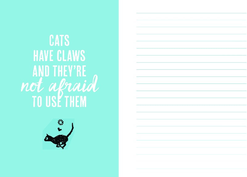 Cattitude Journal to discover the purr-fect you for cat lovers