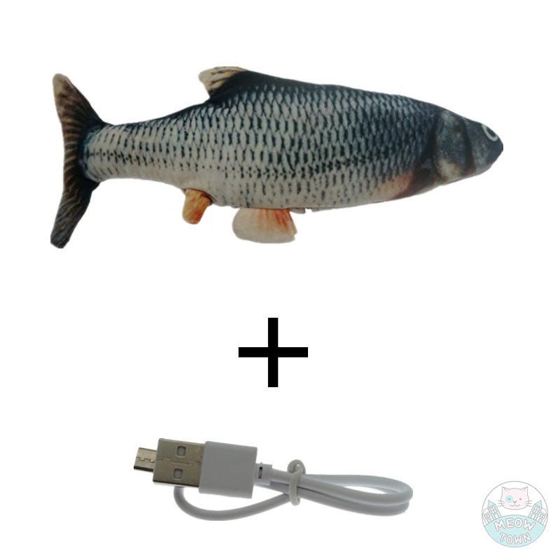 Dancing fish electronic funny cat toy