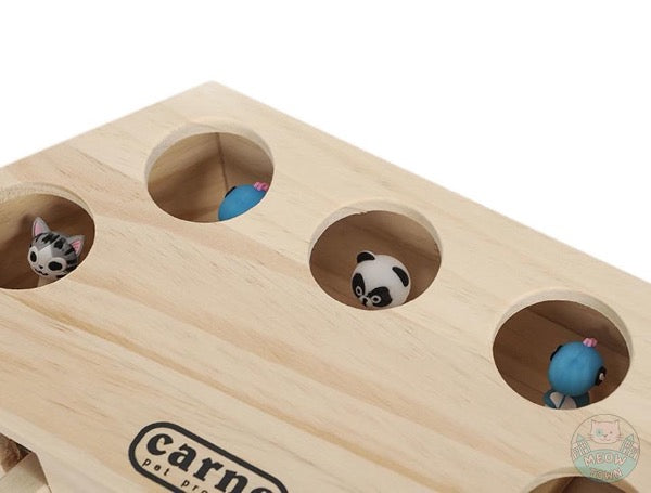 whack-a-mole close up cartoon figures