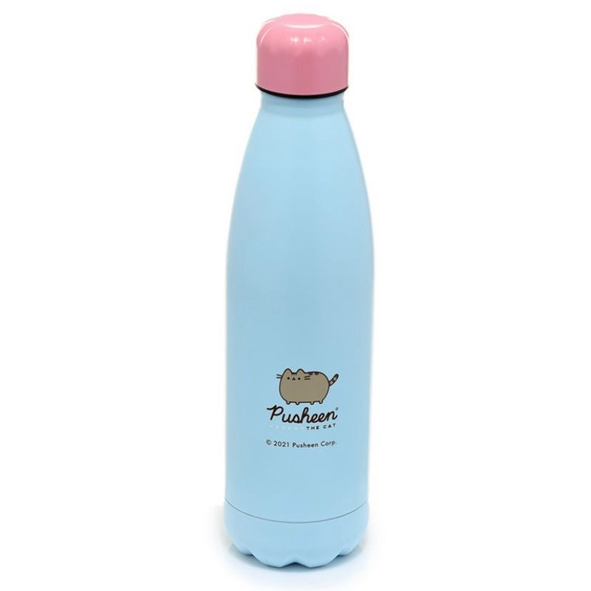 Adorable Pusheen the Cat official Stainless Steel Hot & Cold Drinks Bottle.