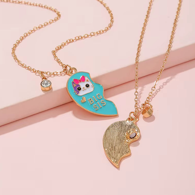 Big Sis, Lil Sis Necklace Set half