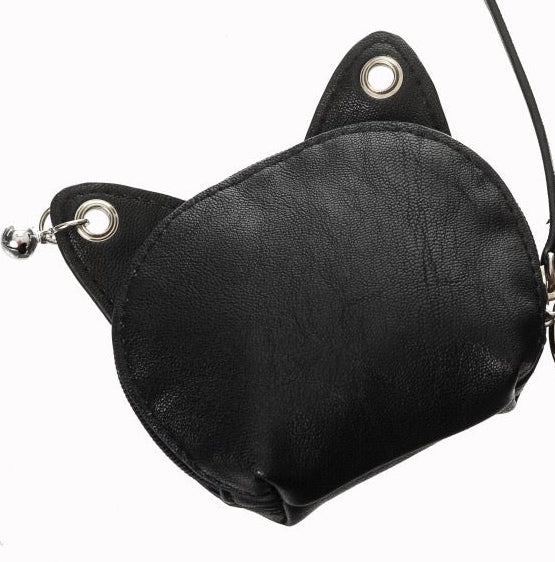 Coin Purse Black Kitty back