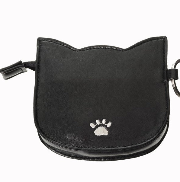 Coin Purse Curious Kitty cat back