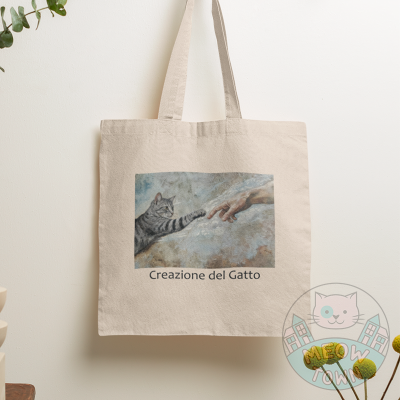 Creazione del Gatto cat tote shoulder bag