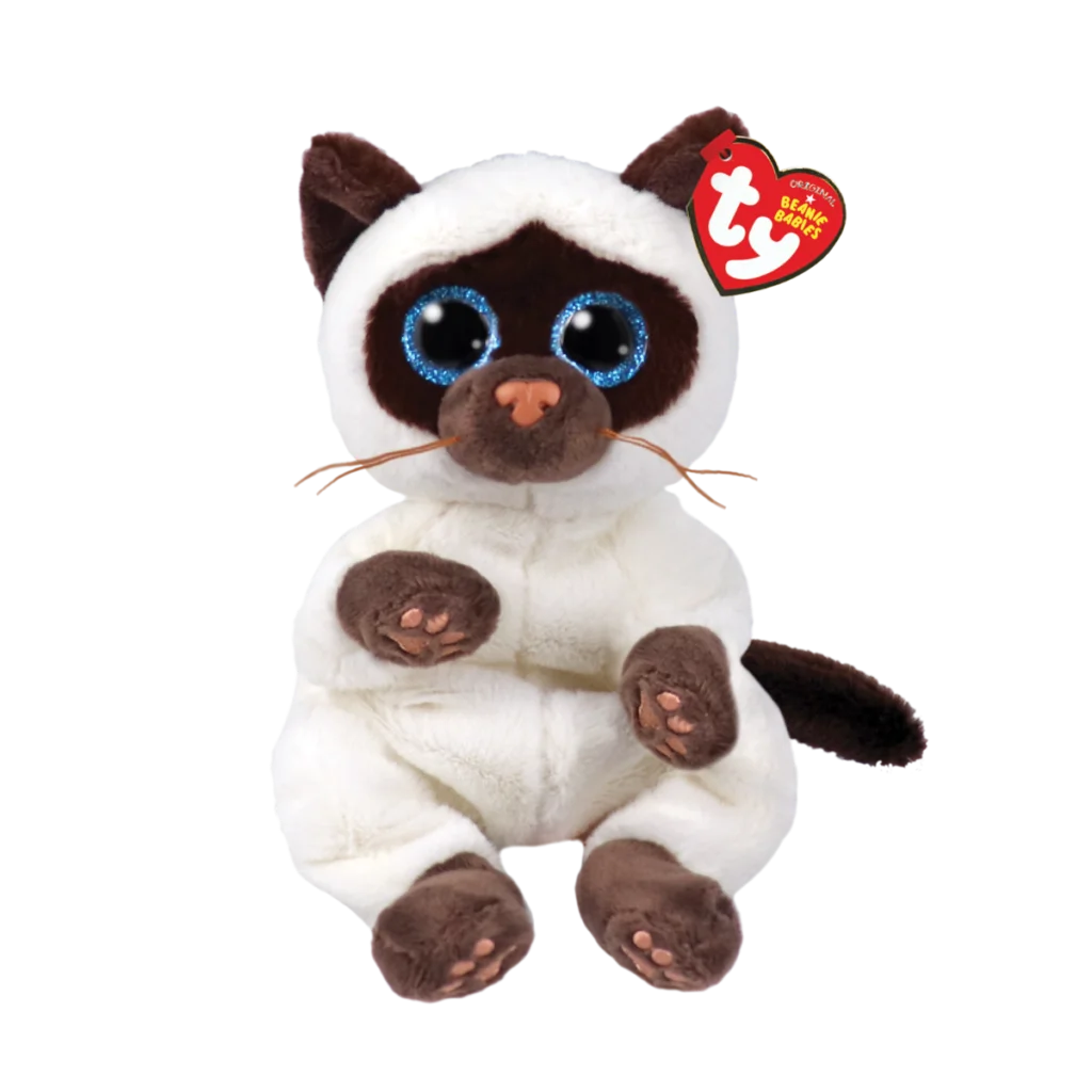 A sweet cuddly soft siamese kitty called Miso from the TY range. The perfect little friend to snuggle up to.  Regular 6” inch size.