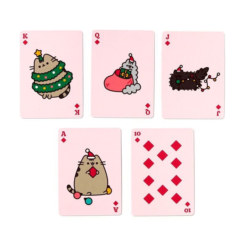 Pusheen christmas playing cards 3