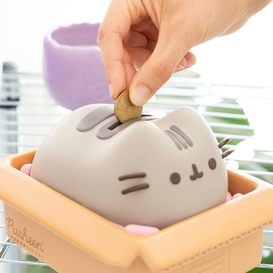 Pusheen coin money box