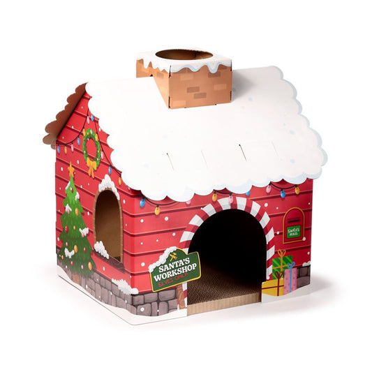 Cardboard Playhouse - Santa's Grotto