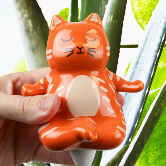 Yoga Cat Water Dispenser ceramic