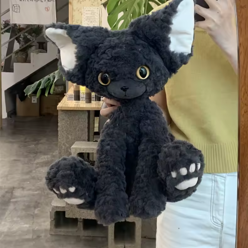 misty foxy ears cute cat soft toy plush cute