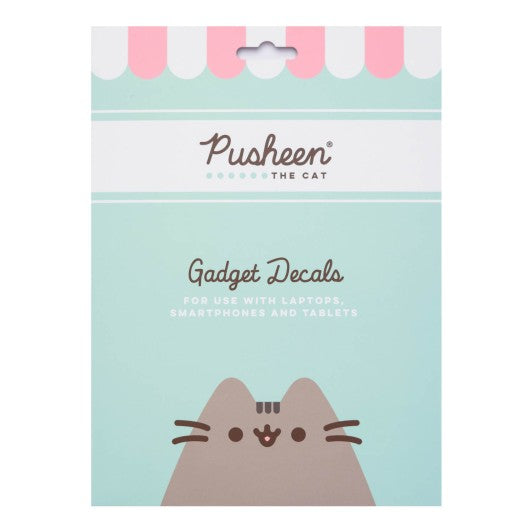 pusheen gadget vinyl decals for cat lovers