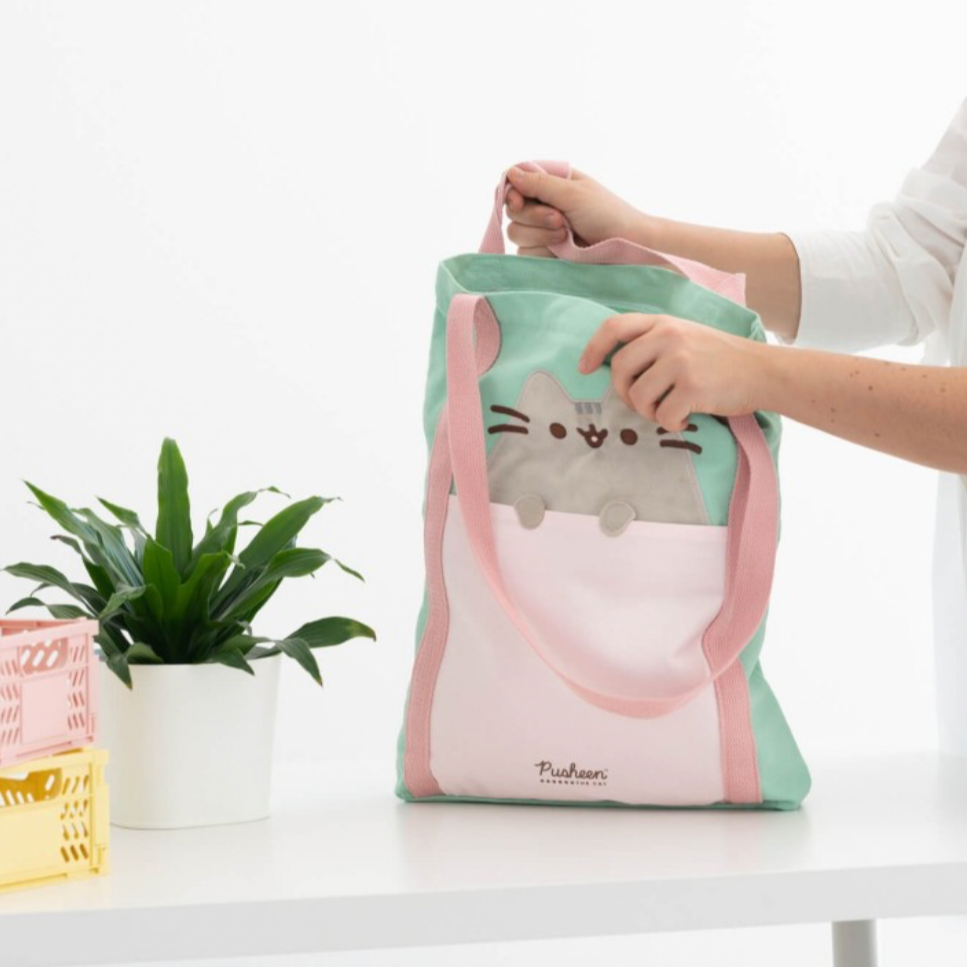 pusheen official authentic tote bag cute cat gift