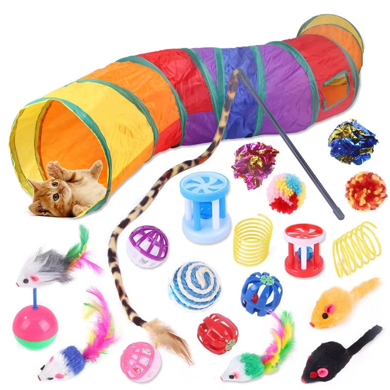 Rainbow Tunnel With Toys Bundle