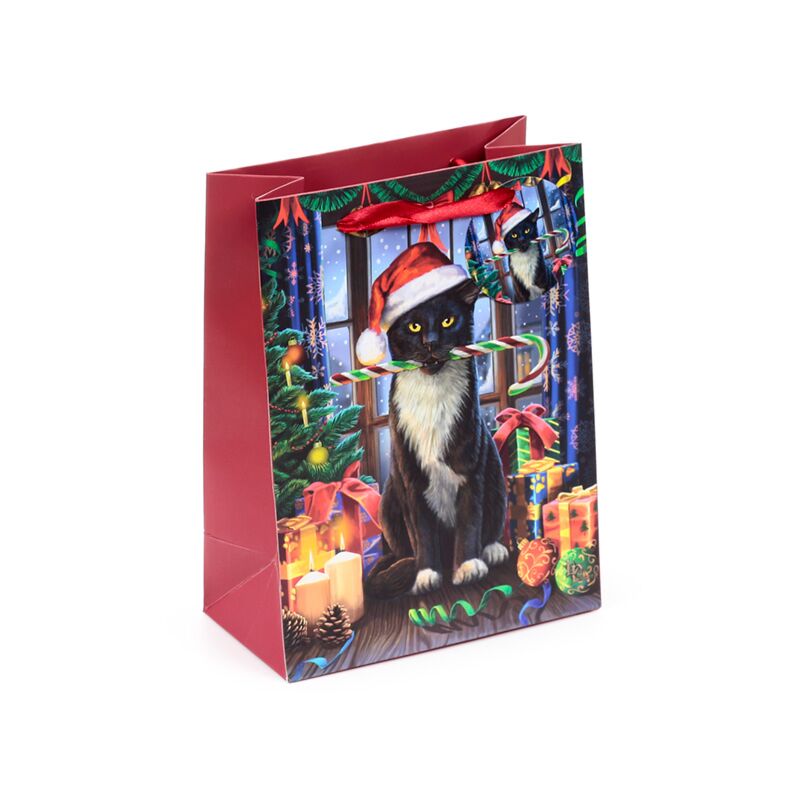 tuxedo santa gift bag lisa parker