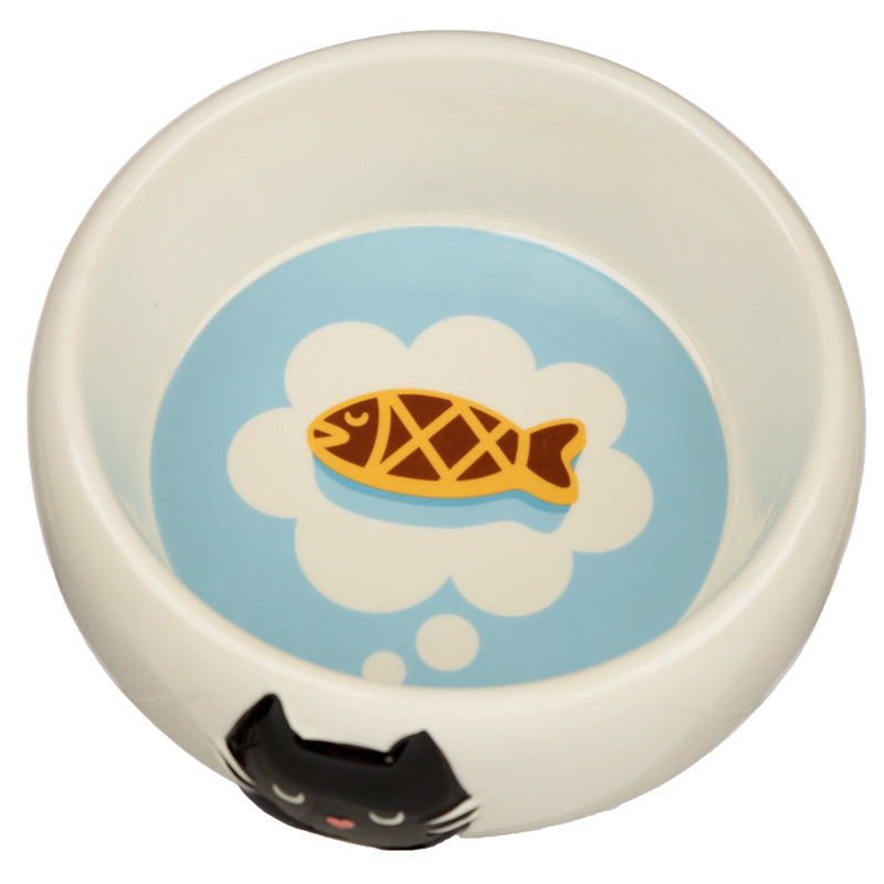 Must have cat accessories for your kitty. Surprise your little friend with a brand new Feline Fine food bowl. Made from high quality ceramic.  inner