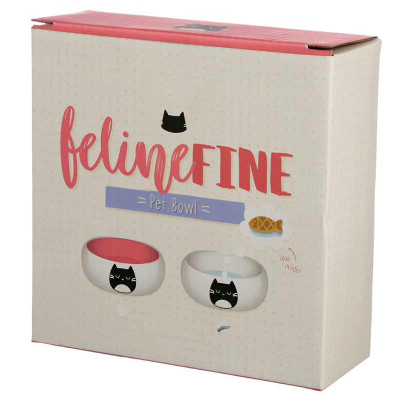 Must have cat accessories for your kitty. Surprise your little friend with a brand new Feline Fine food bowl. Made from high quality ceramic.  in box