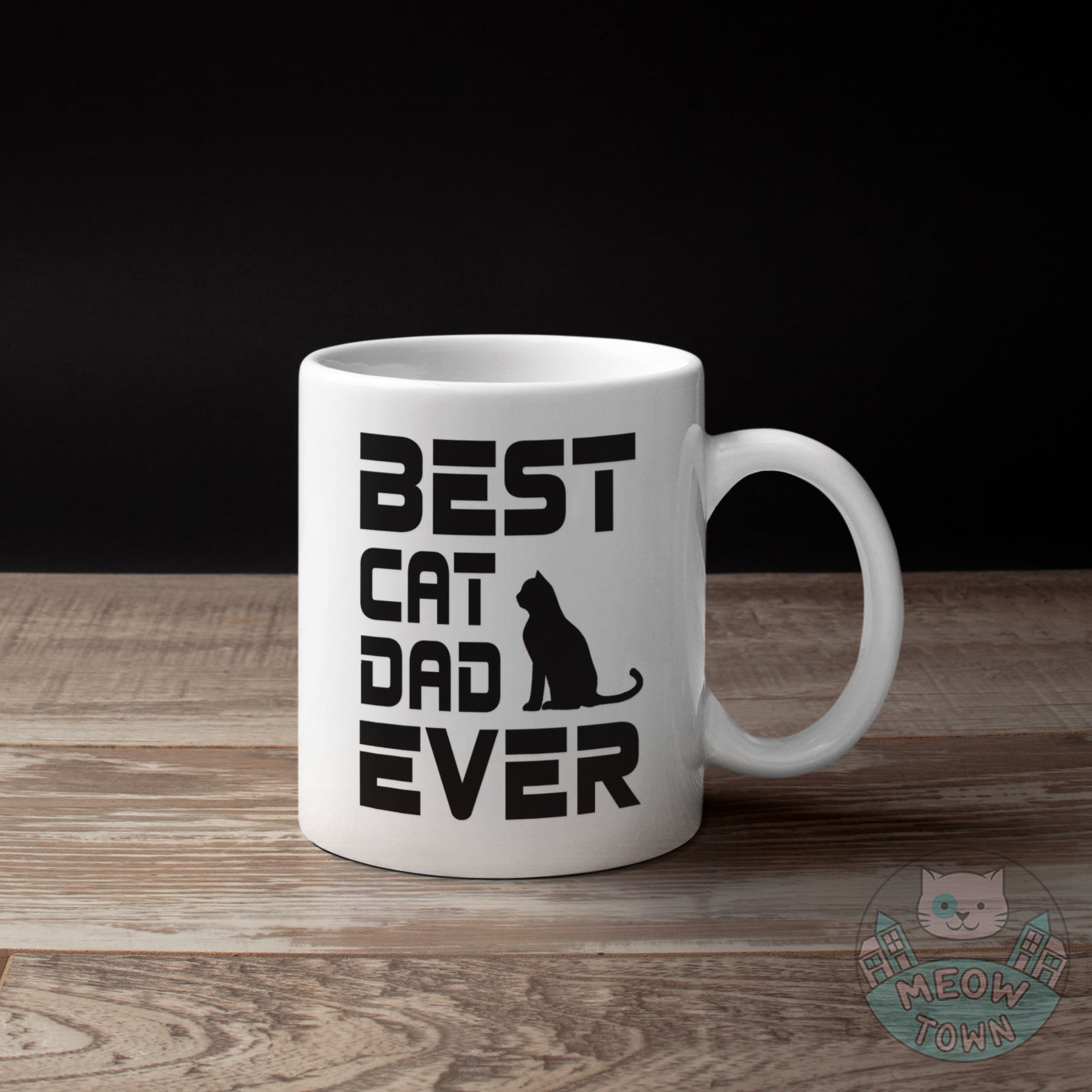 Best Cat Dad Ceramic Mug