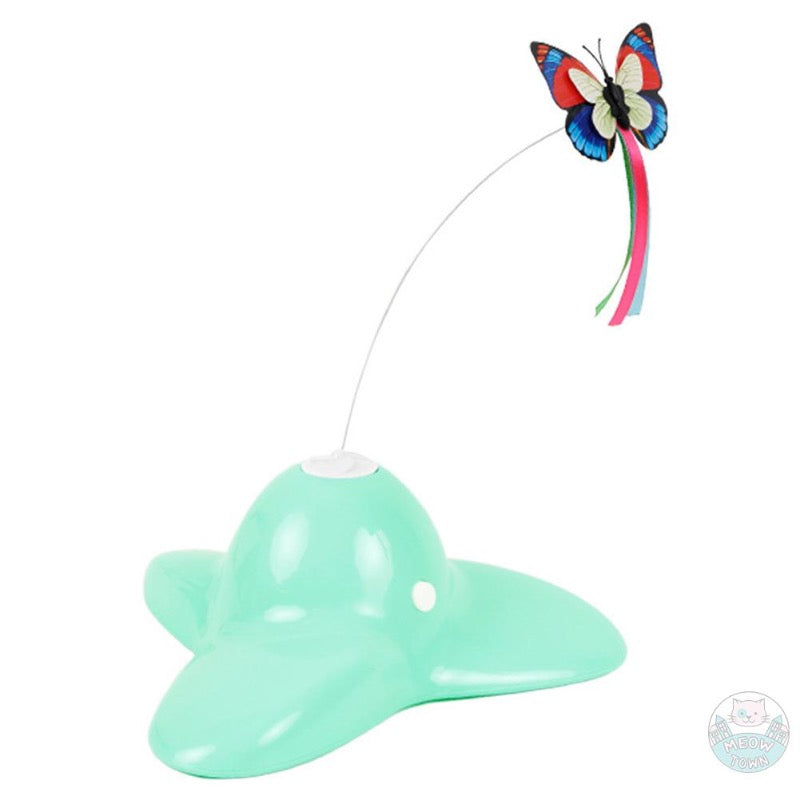 Rotating butterfly 2024 cat toy