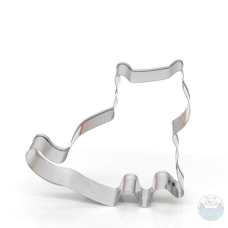 Stainless steel cookie cutter cat kitten shaped for baking cat lovers kitchen