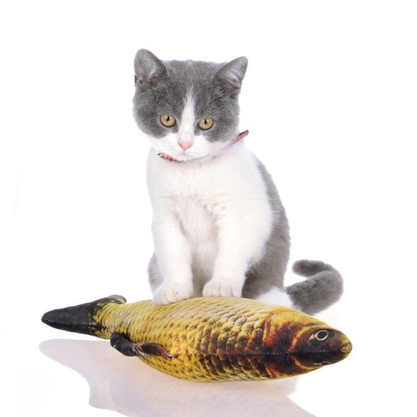 Fish toy clearance cat