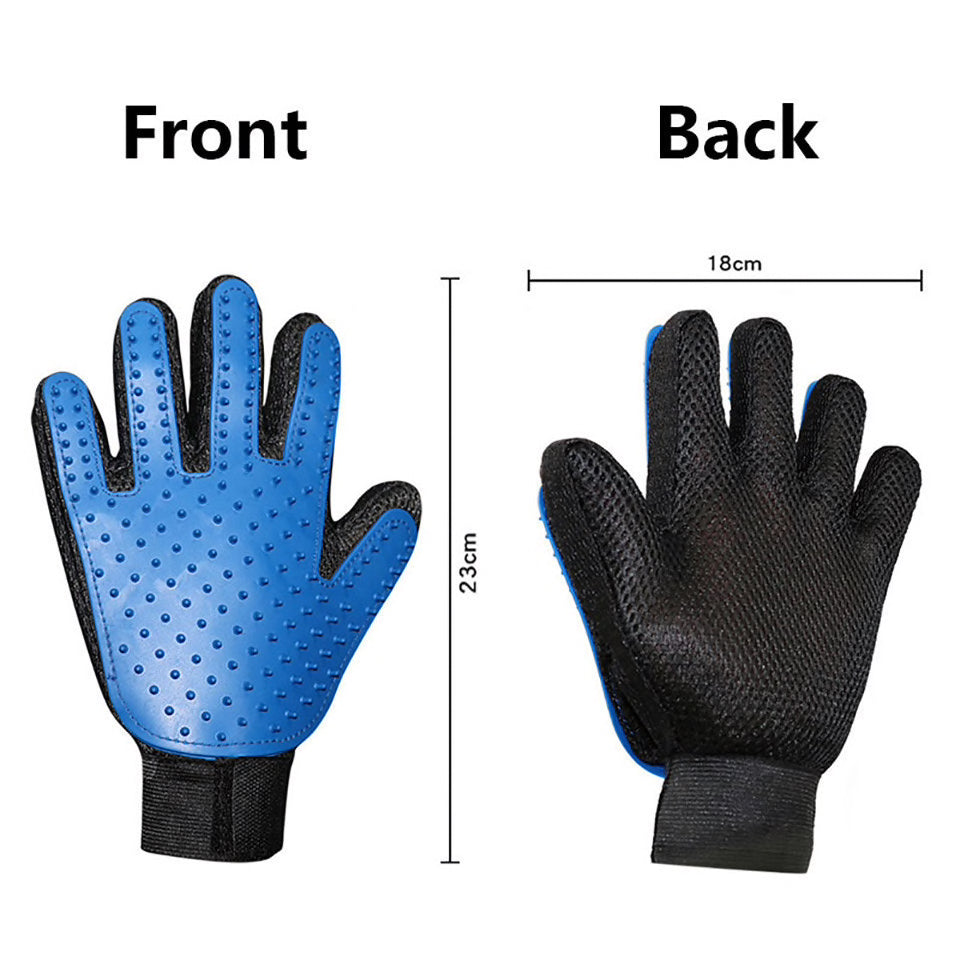 Cat grooming clearance glove uk