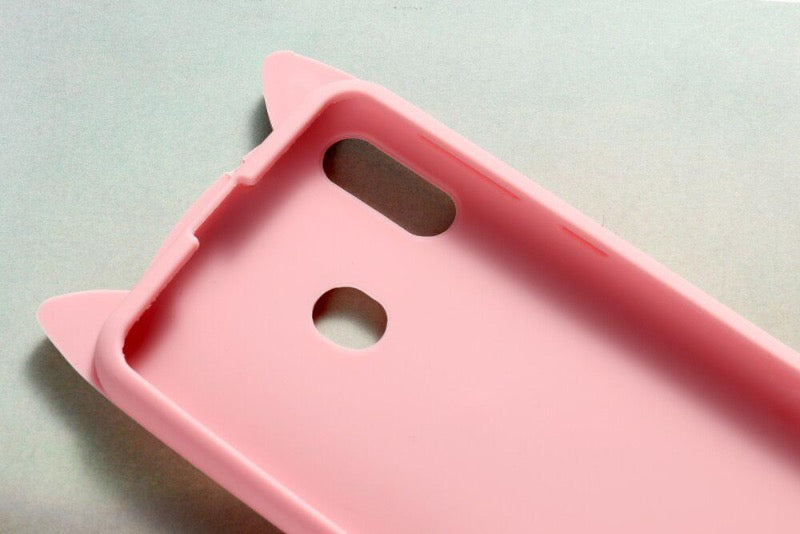 Samsung Case Cat Ears Pink